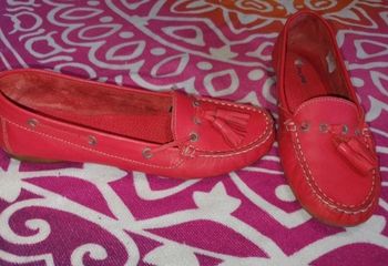 Mocassin rouge 39