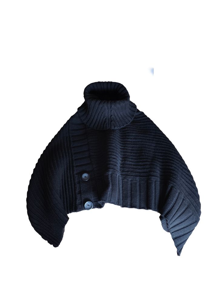 Cape en maille col roulé Camaïeu - photo numéro 7