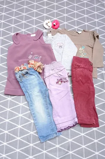🦄Lot 6 articles, bébé fille 12 mois