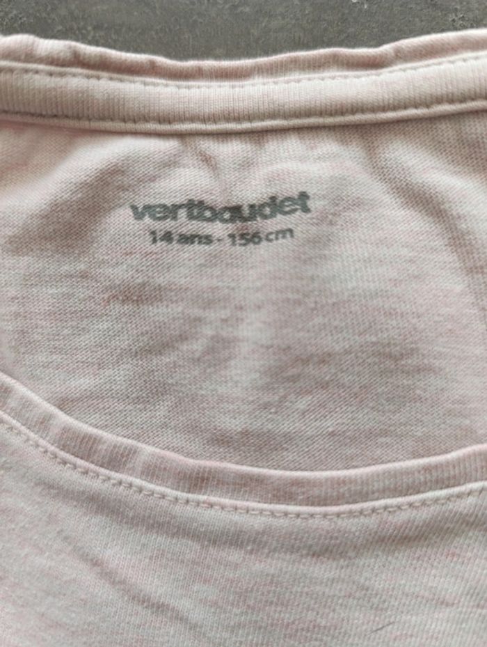 Lot de 2 t-shirt manches courtes taille 14ans - photo numéro 4