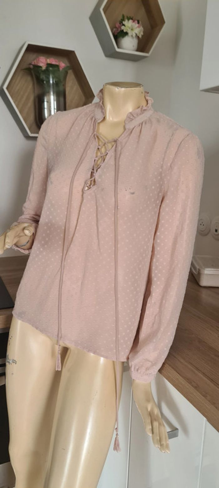 tres jolie haut tunique chemisier taille 36 mango  ( - photo numéro 3