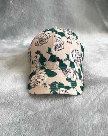 Casquette Claudie Pierlot × New Era 9FORTY fleurs beige