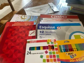 Lots de affaires scolaires