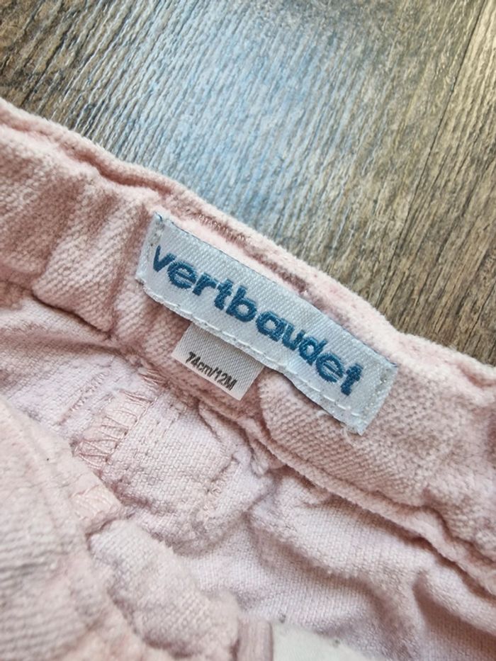 Pantalon rose 12 mois verbaudet - photo numéro 3