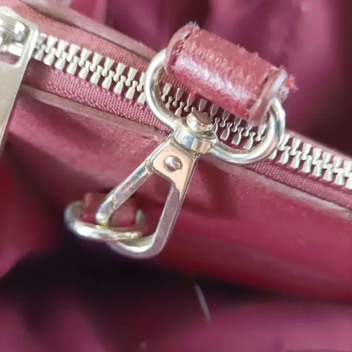 Sac cabas bordeaux grand format – idéal bureau ou quotidien S023 - photo numéro 7
