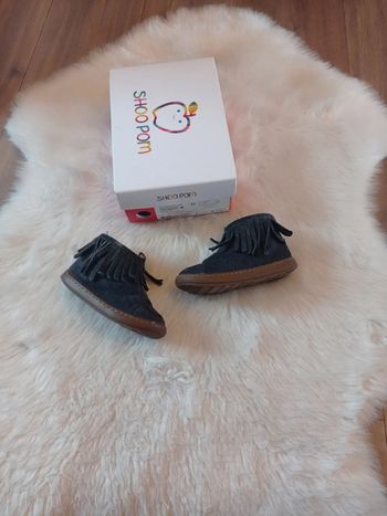 Shoo pom 🌸 bottines marine avec frange pointure 23