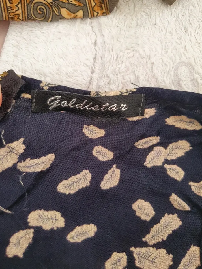 Robe légère bleu plume goldistar taille M / L - photo numéro 4