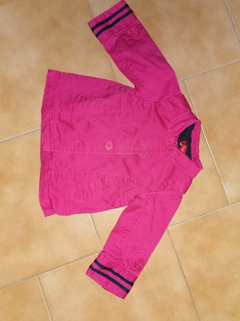 Veste fine fushia 12 mois