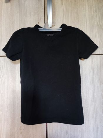 Tee shirt noir 4 a 6 ans Zeeman