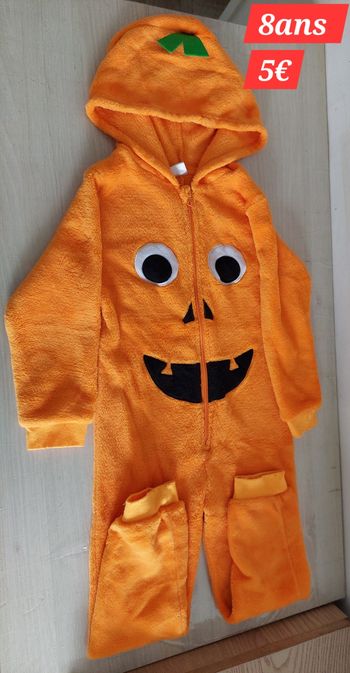 Combi pyjama Halloween garçon 8ans