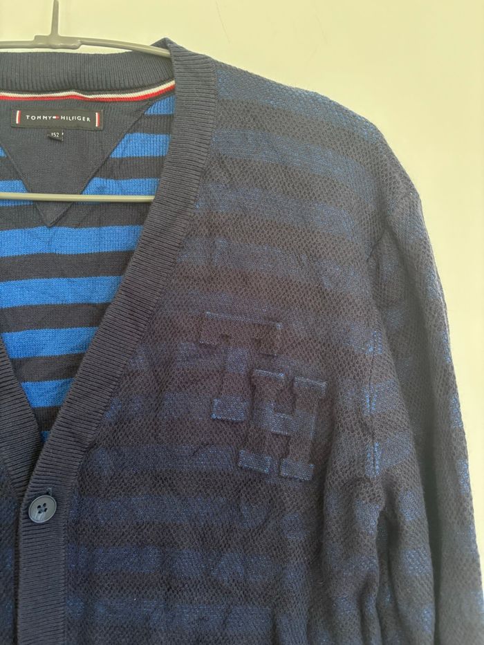 🖤 Gilet/pull Tommy Hilfiger Taille 152 | 12/14 ans - 100% coton - photo numéro 2