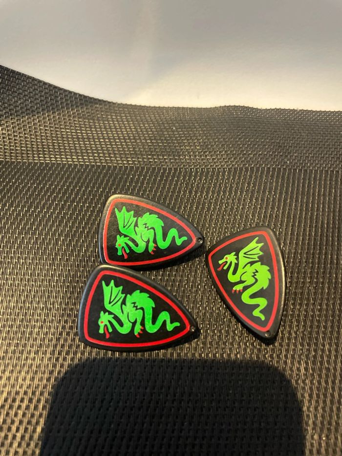 Playmobil lot 3 boucliers chevalier dragon vert 3345 3841 5738 5742 5784 5794 6836 moyen âge - photo numéro 2