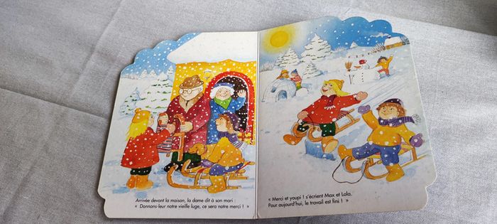 Livre cartonné pour jeune enfant le taxi luge de max et lola - photo numéro 4