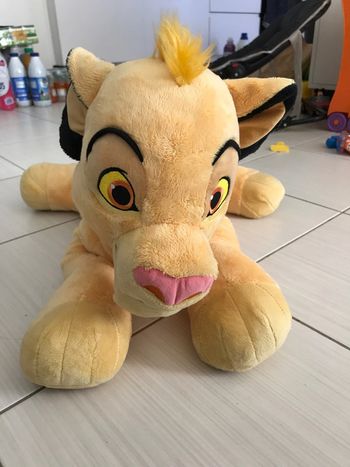 Grande peluche simba roi lion