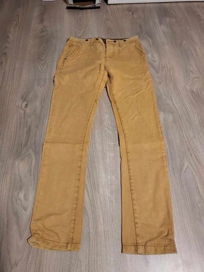 Magnifique pantalon moutarde homme bonobo taille 38 - photo numéro 6