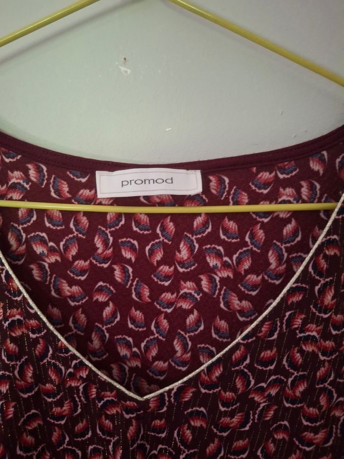 Blouse bordeaux 42/44 - photo numéro 3
