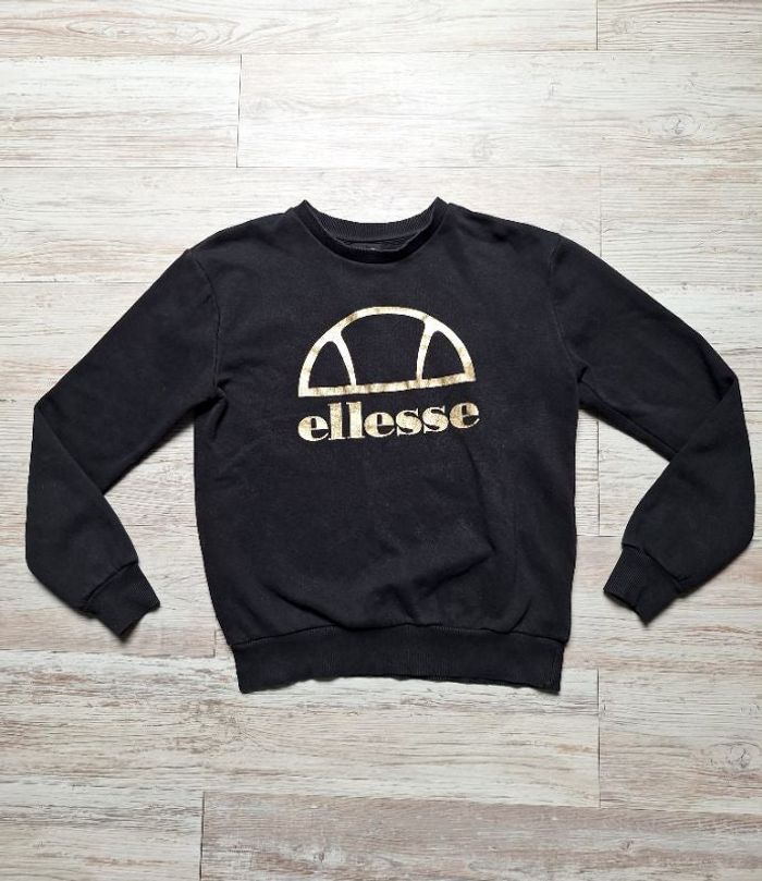 Sweat noir et doré