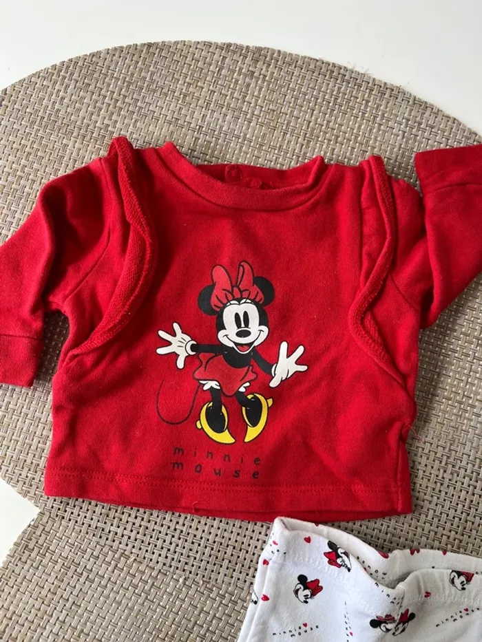 Ensemble « Minnie » taille 1 mois - photo numéro 2