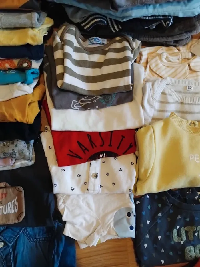 Gros lot vêtements 3 mois garçon +60 articles - photo numéro 8