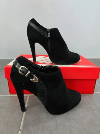 Bottines en daim