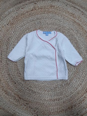 Pull à motif pois TQF 3 mois