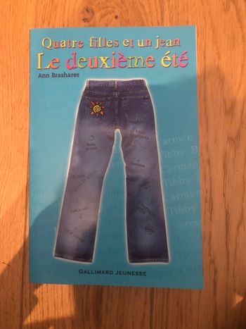Quatre filles et un jean - le deuxième été - Ann Brashares