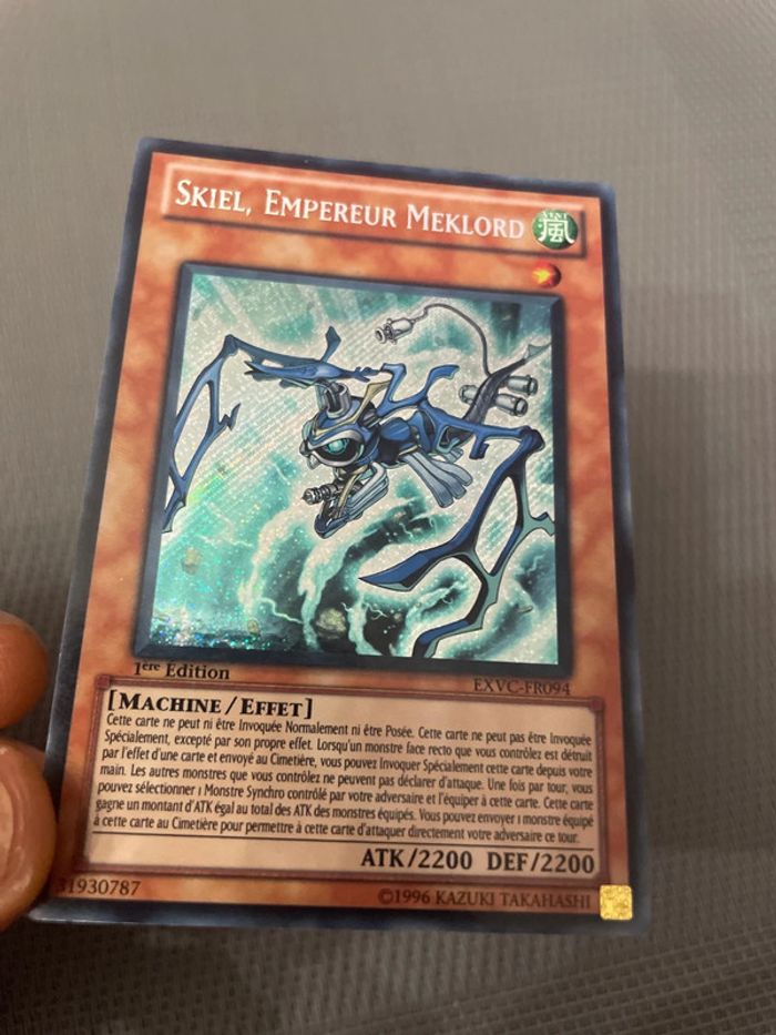 Carte Yu-Gi-Oh Skiel, Empereur meklord EXVC-FR094 Secret rare FR - photo numéro 3