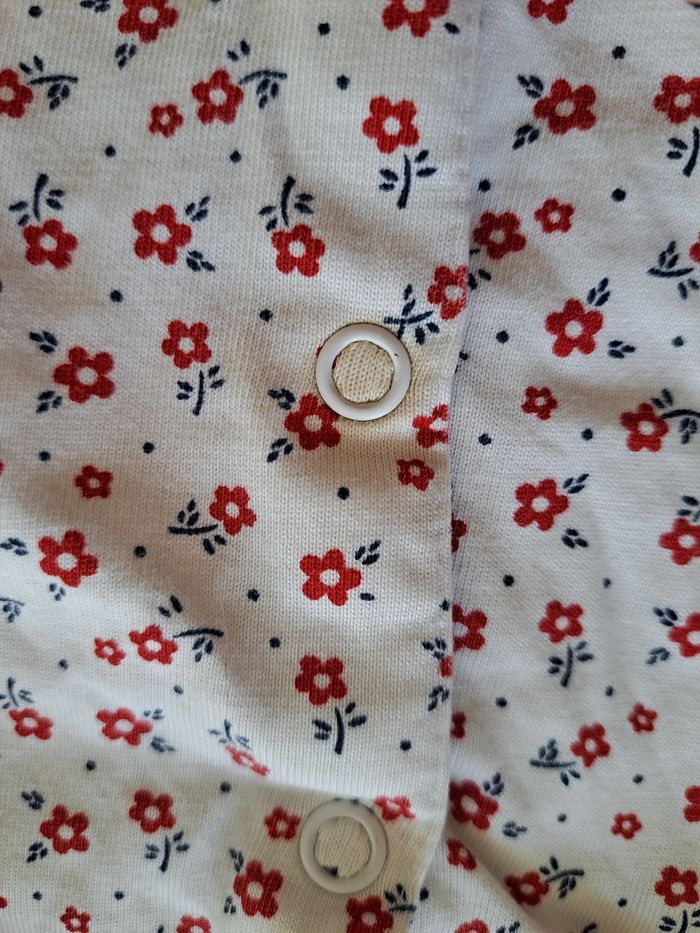 Pyjamas coton fleurs - photo numéro 4