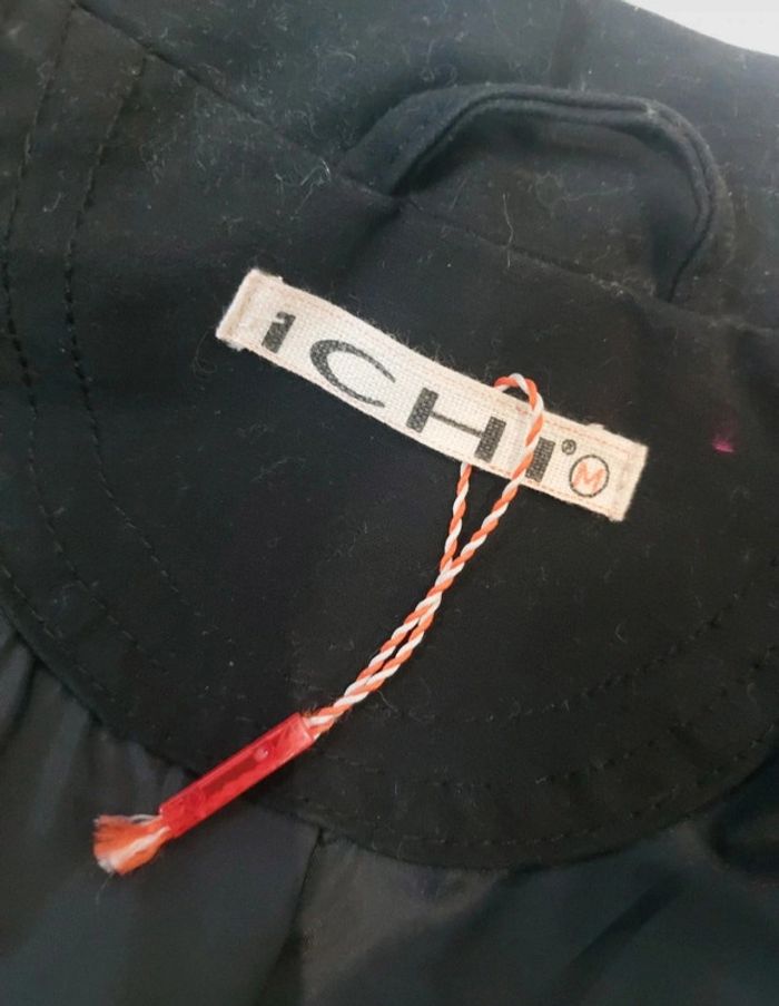 Blazer veste de tailleur noire avec cœurs brodé sur les poches M - photo numéro 6