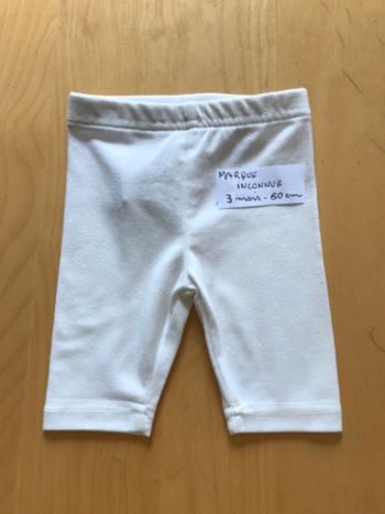 Legging / caleçon 3 mois 60 cm