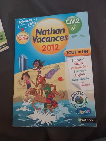 Cahier vacances