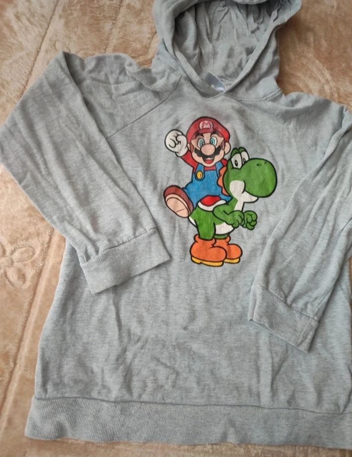 Hoodies,  Pull à capuche Super Mario taille 8 - photo numéro 3