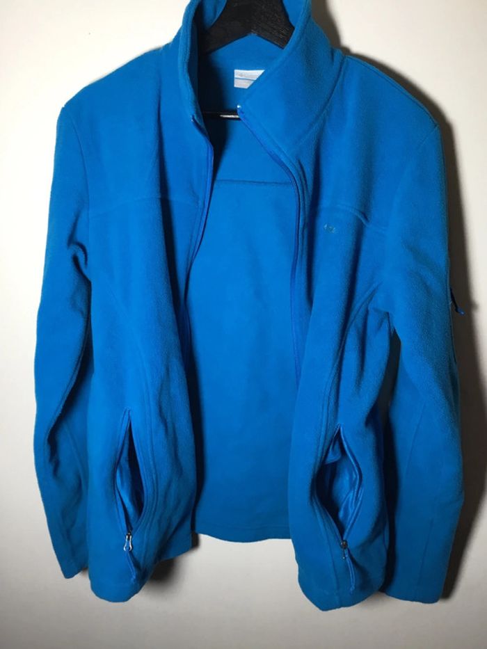 Veste polaire pour femme Columbia bleu azur taille L 146 - photo numéro 2
