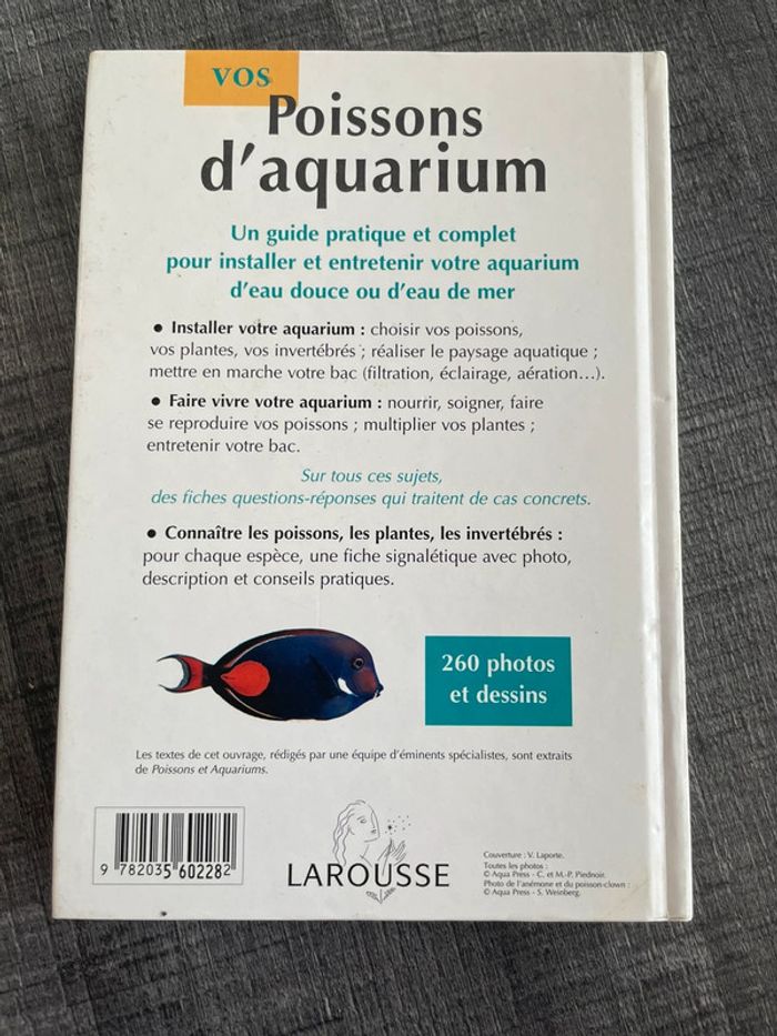 Livre poisson d’aquarium Larousse - photo numéro 4
