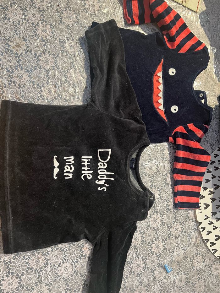 Lots de 2 hauts de pyjama hiver