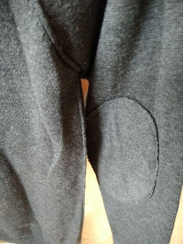 Pull gris coutures apparentes - photo numéro 6