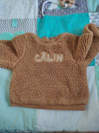 Pull câlin moumoutte Camel