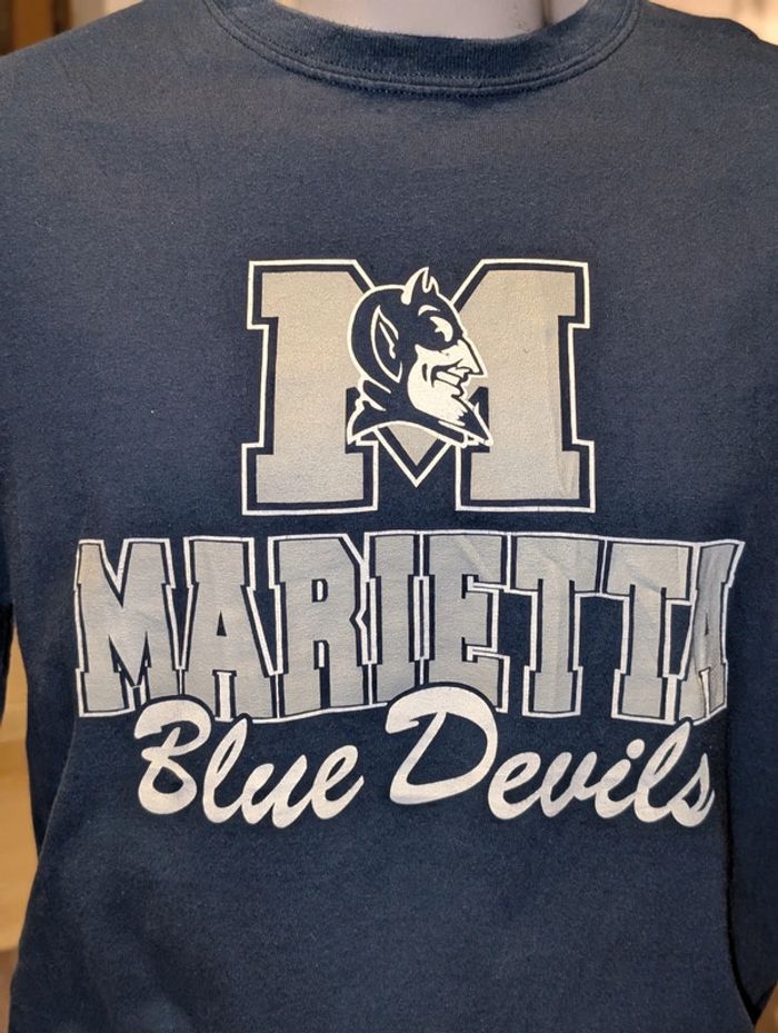 Tee-shirt Gildan Marietta Blue Devils Taille L - photo numéro 2