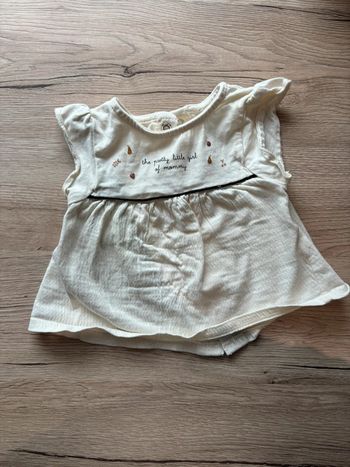 T-shirt bébé fille 1mois