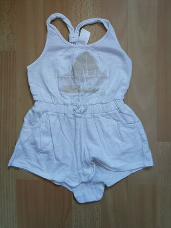 Combishort bébé fille