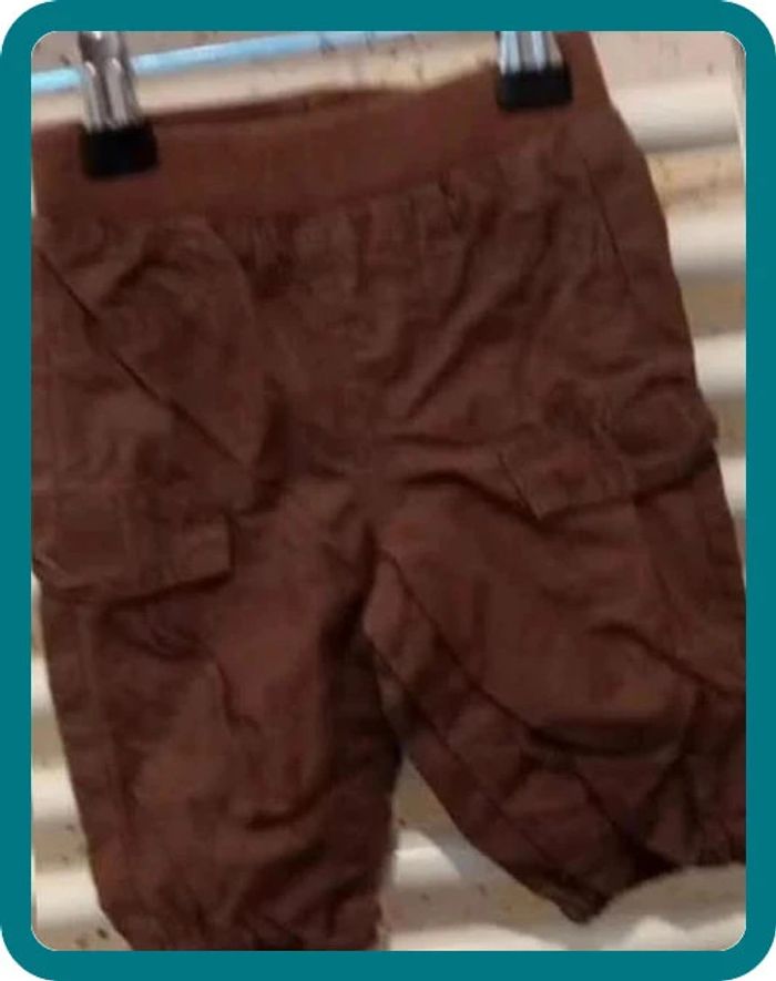 Pantalon marron Kimbaloo Taille 1 mois - photo numéro 2