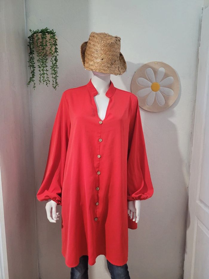 Tunique ou robe rouge - photo numéro 2