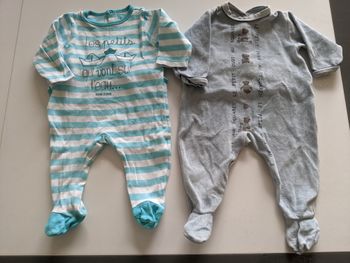 Lot de 2 pyjamas 6mois