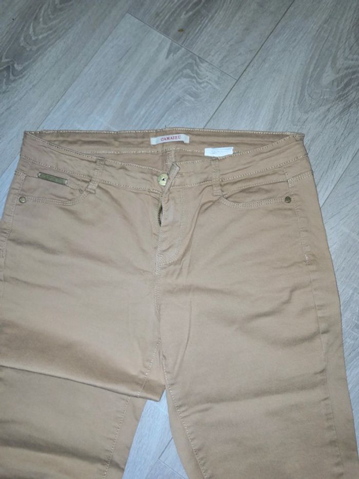 Jean beige/ camel - photo numéro 3