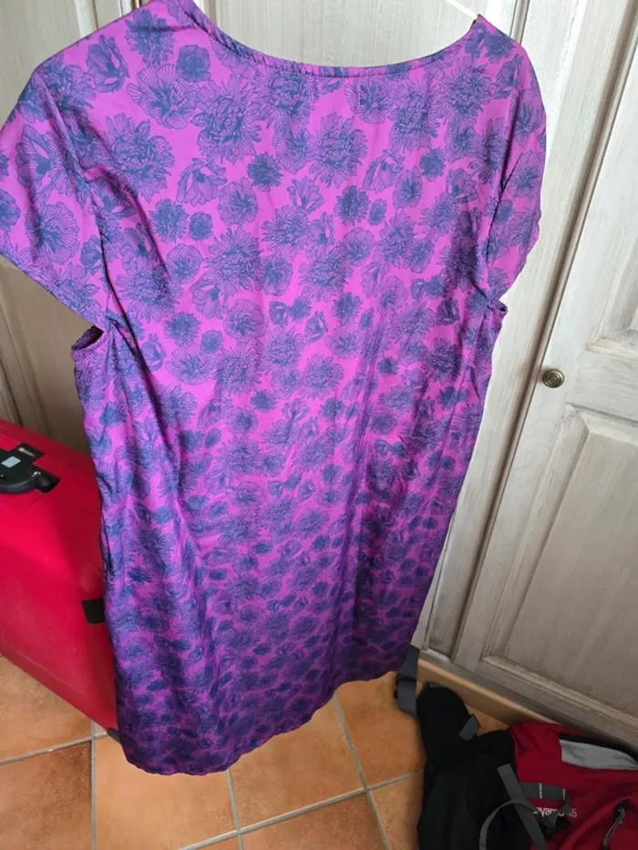 Robe colorée et fleurie tissaia basics taille 44 - photo numéro 6