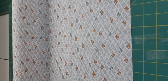 Coupons tissus coton motif TOUCAN– Bio - Neuf - photo numéro 7