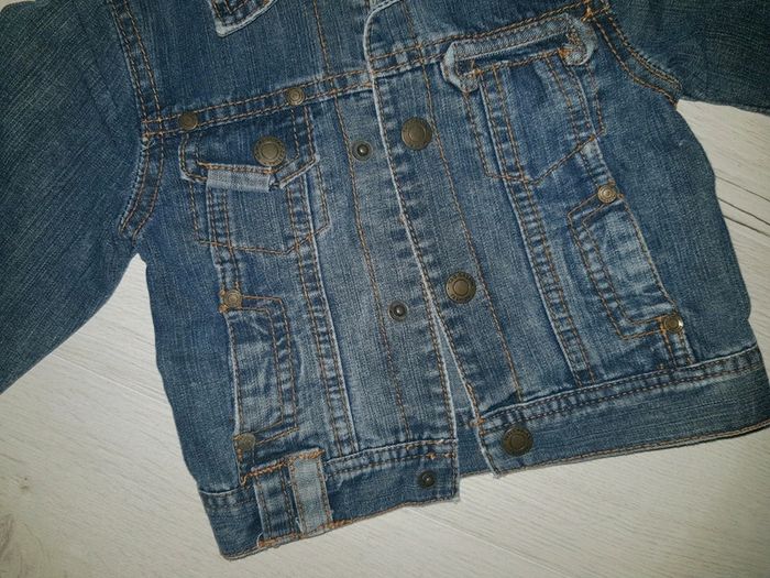 Veste en jean garçon 6mois tape à l'oeil - photo numéro 3