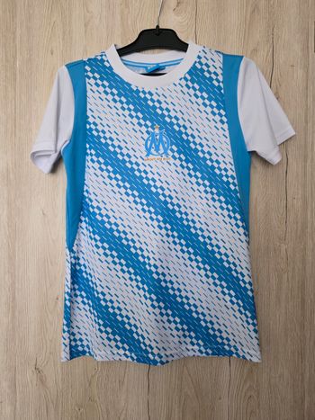 TEE-SHIRT OLYMPIQUE MARSEILLE DROIT AU BUT TAILLE 1O ANS