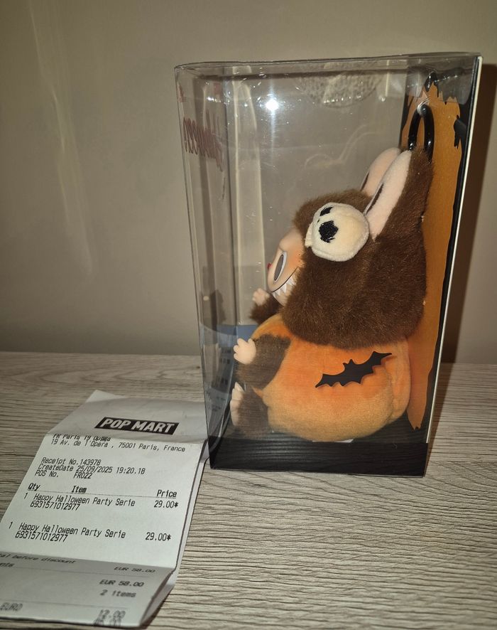 Labubu halloween 🎃 Popmart neuf - photo numéro 2