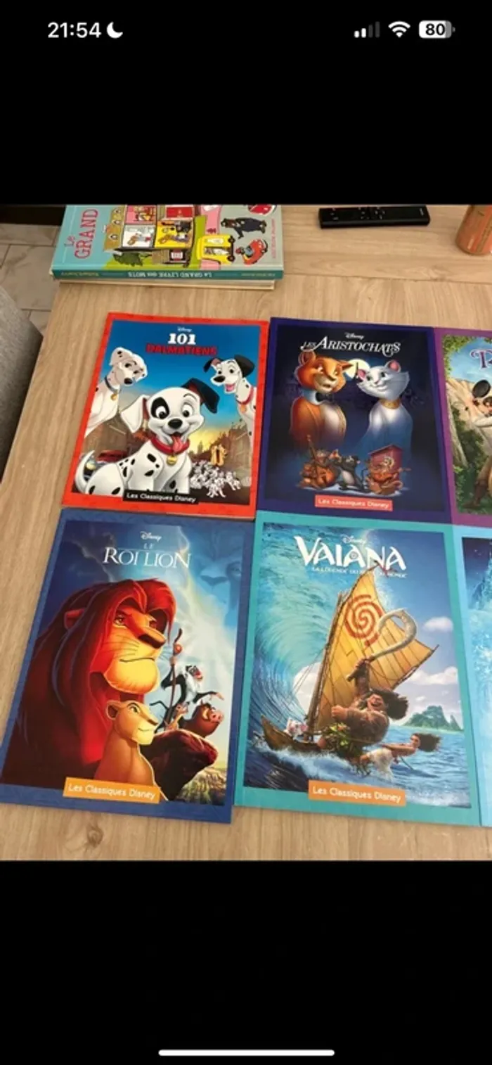 Lot de 6 livres Disney - photo numéro 2